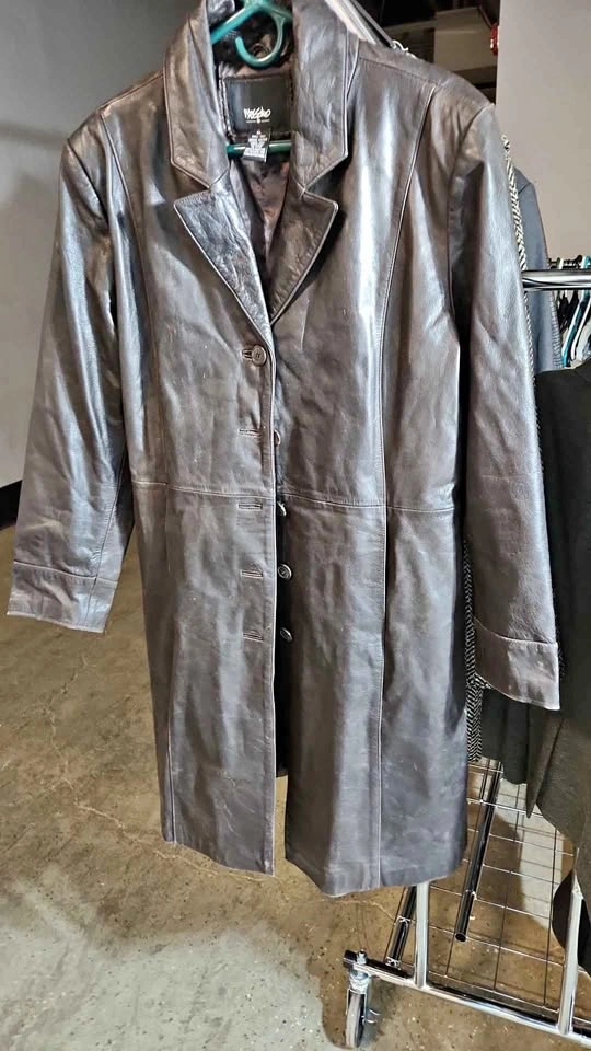 leather jacket for ladies.