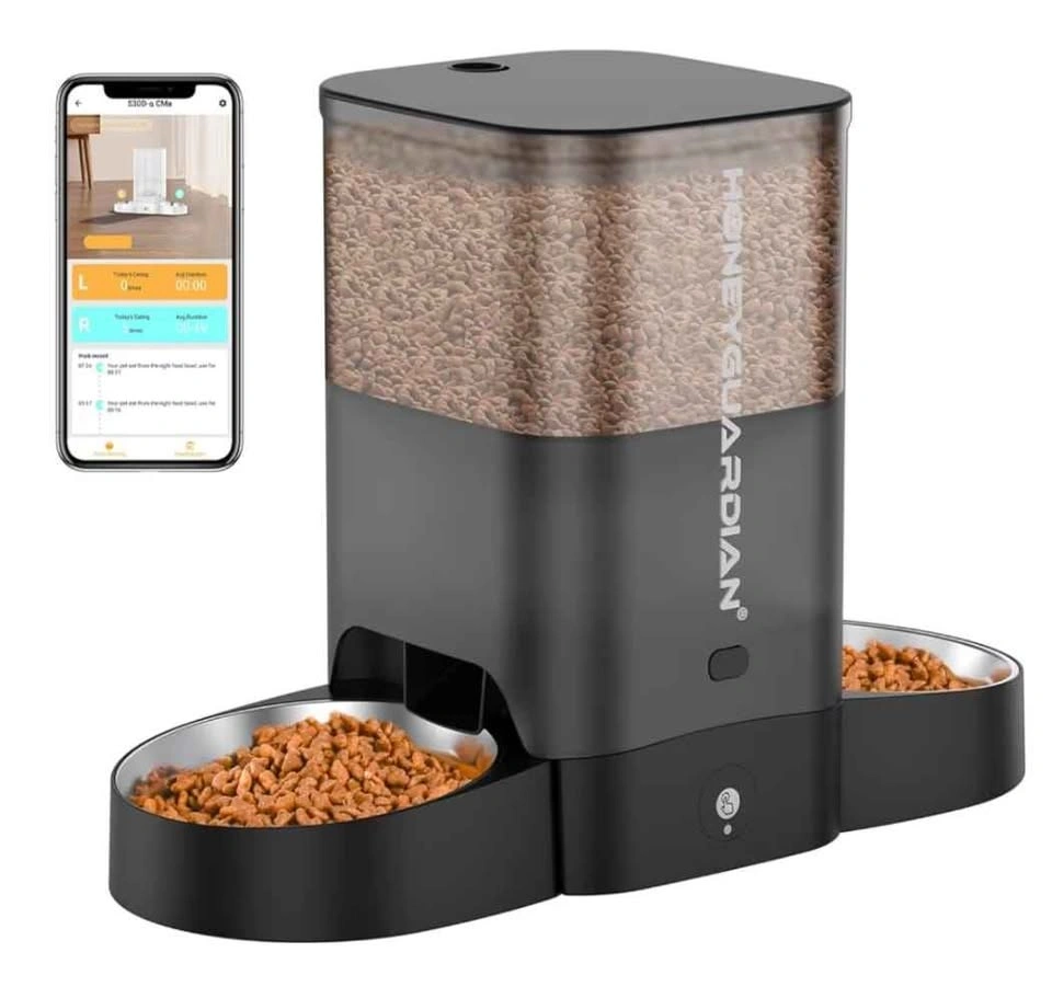 HoneyGuaridan Automatic Pet Feeder for Two Pets - photo 2