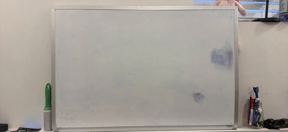 White Board with Markers & Duster - photo 2