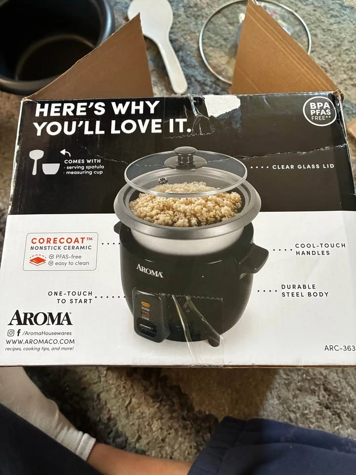 Aroma 6 Cups Rice Cooker - photo 2