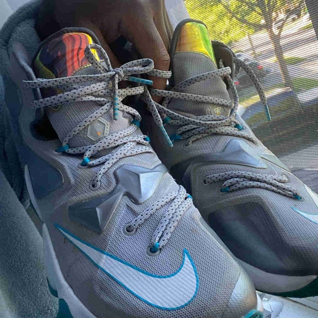 Nike LeBron XIII 13 Hologram Blue Lagoon - photo 5
