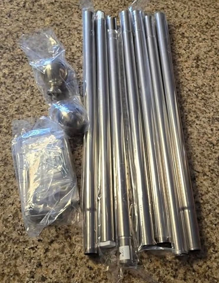 3 Expandable Curtain Rods - Steel - photo 4