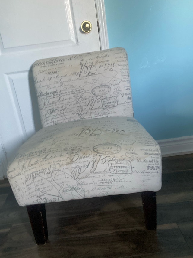 Armless Chair with Nice Cushion
