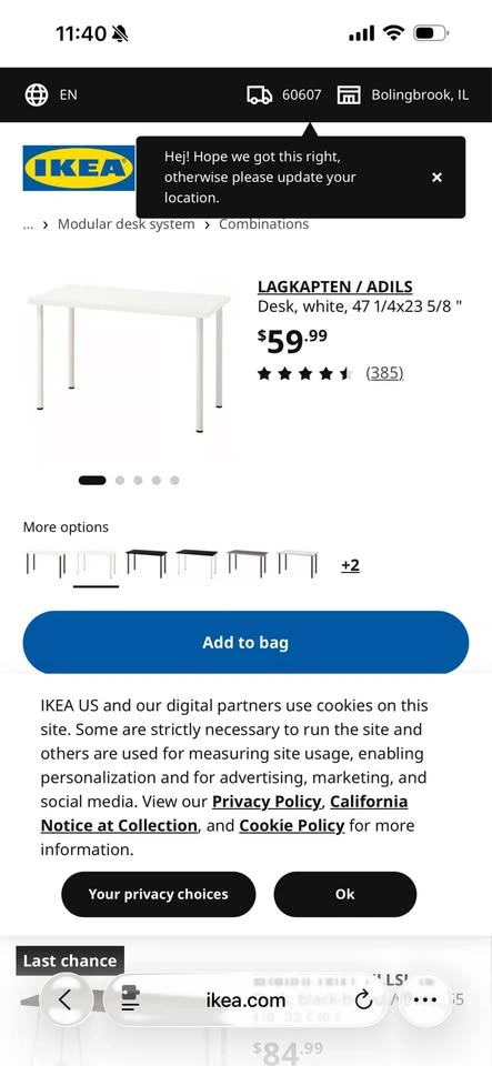 IKEA Desk - photo 2