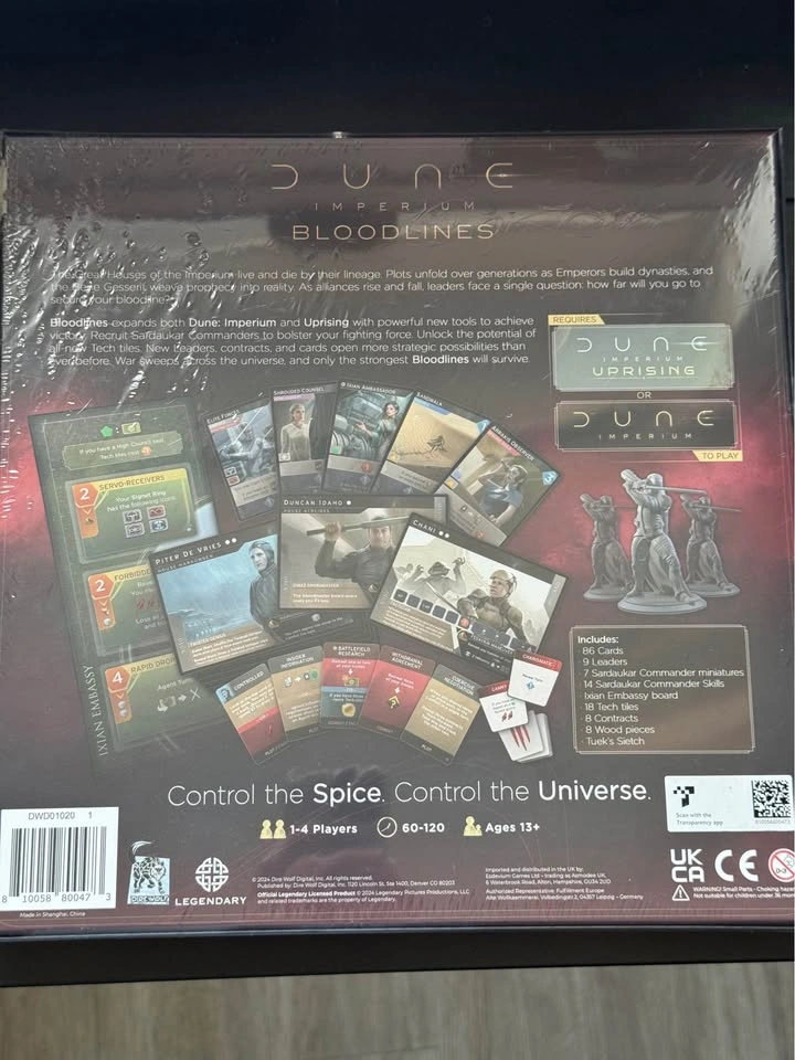 Dune Imperium Board Game Expansion: Bloodlines - photo 3