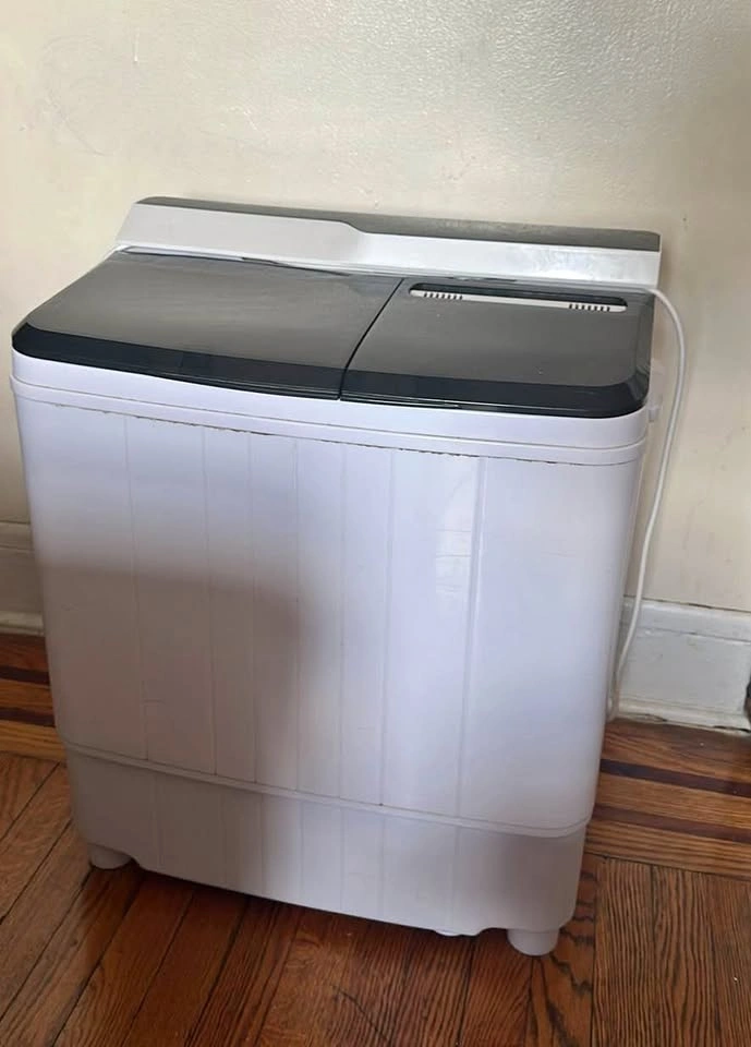 Portable Twin Tub Washing Machine with Spin Dryer