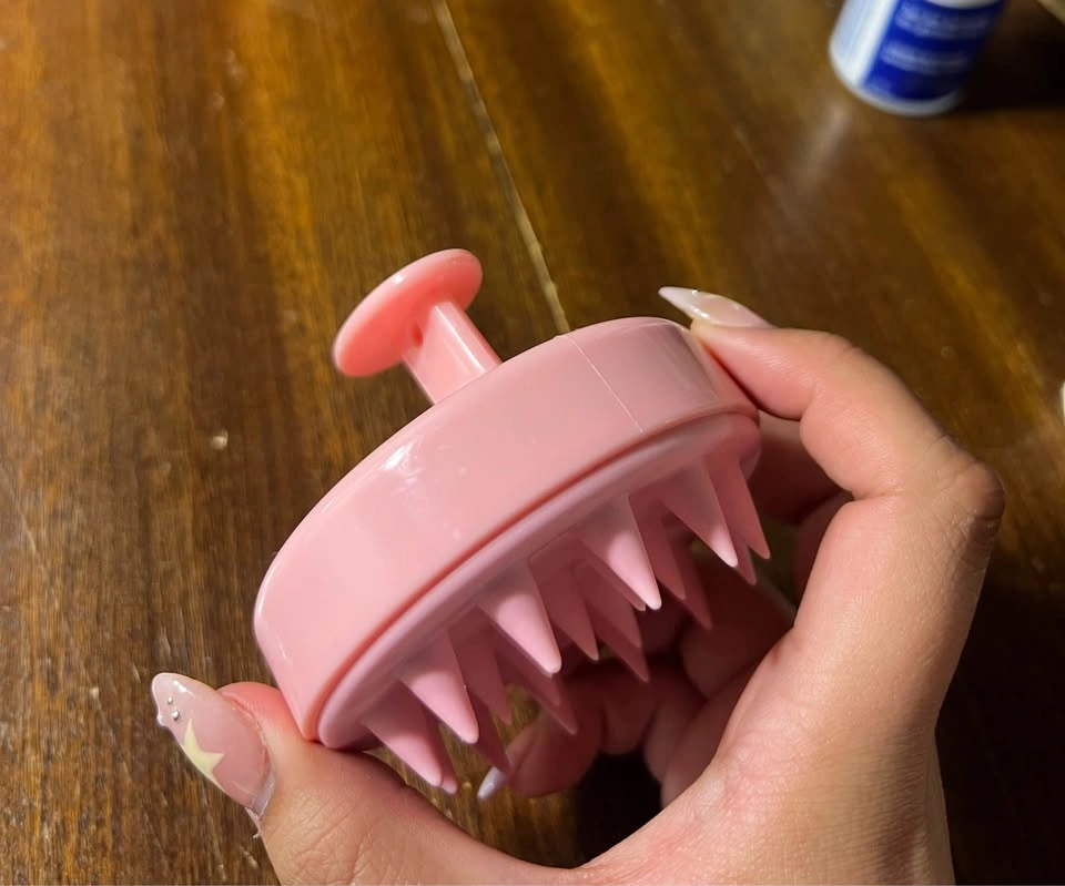 Hair scrubber / head massager - pink - photo 2
