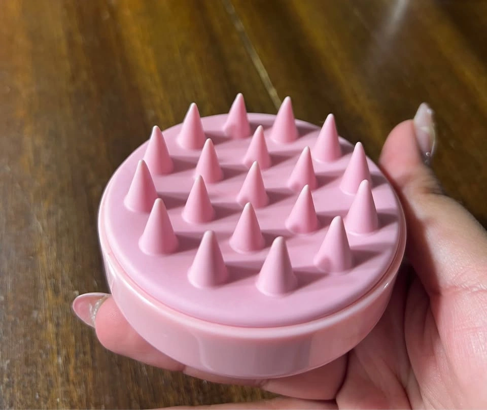 Hair scrubber / head massager - pink - photo 3
