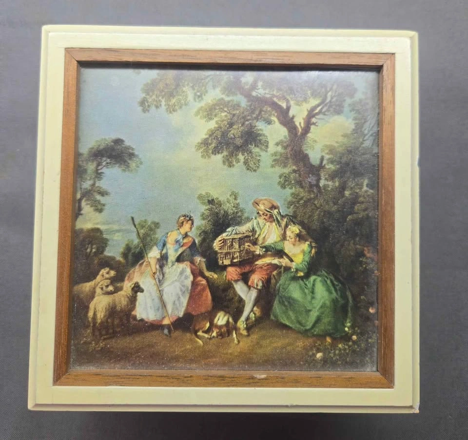 Vintage Rococo Musical Jewelry Box - Western Germany - photo 2