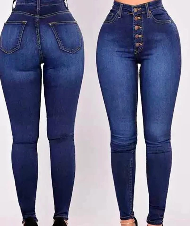 Women's High-Waisted Button-Fly Skinny Jeans