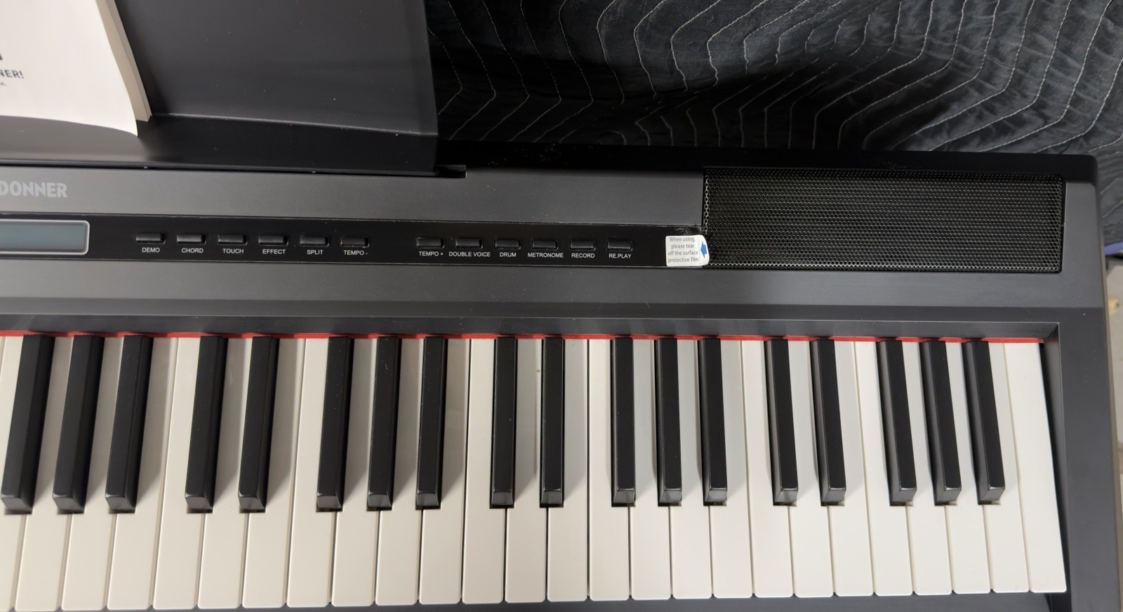 Donner DEP-20 88 Key Weighted Portable Digital Piano - Dull Blac - photo 4