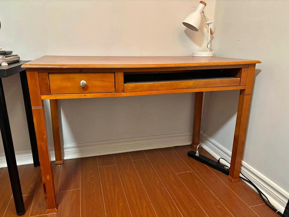 wooden desk