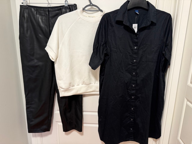 Women’s Clothing Bundle – Chic Black & Neutral Outfits size M
