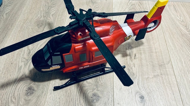 Large Tonka Fire Rescue Helicopter Toy (2013)