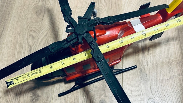 Large Tonka Fire Rescue Helicopter Toy (2013) - photo 2