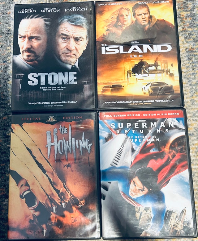 DVD Movie Lot - Action/Sci-Fi/Horror - 4 Movies