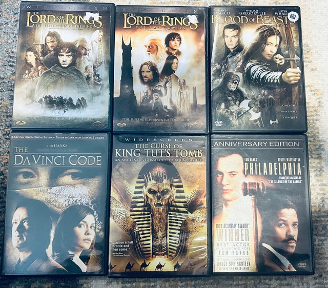 DVD Movie Lot – Fantasy / Drama / Adventure Movies