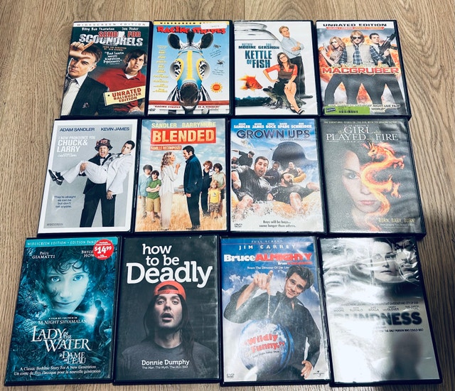 DVD Comedy / Family / Action Movie Lot