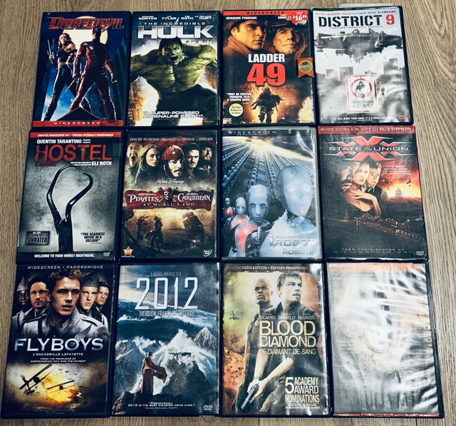 DVD Movie Lot – Action / Sci-Fi / Drama Collection