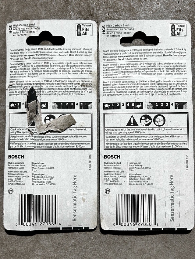 Bosch Jigsaw Blades T101B (4pk) & T101AO (T-Shank) - photo 2