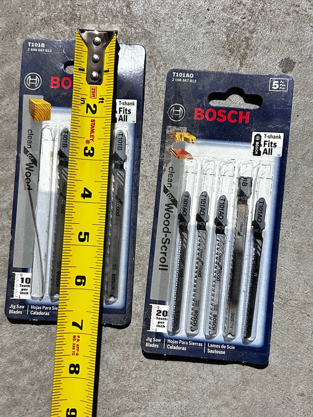 Bosch Jigsaw Blades T101B (4pk) & T101AO (T-Shank) - photo 3