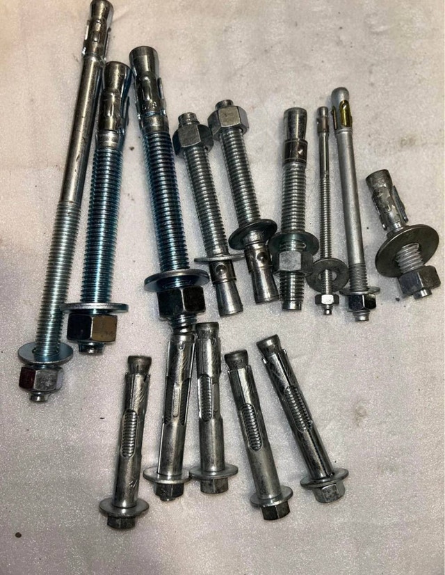 Different Wedge Anchors