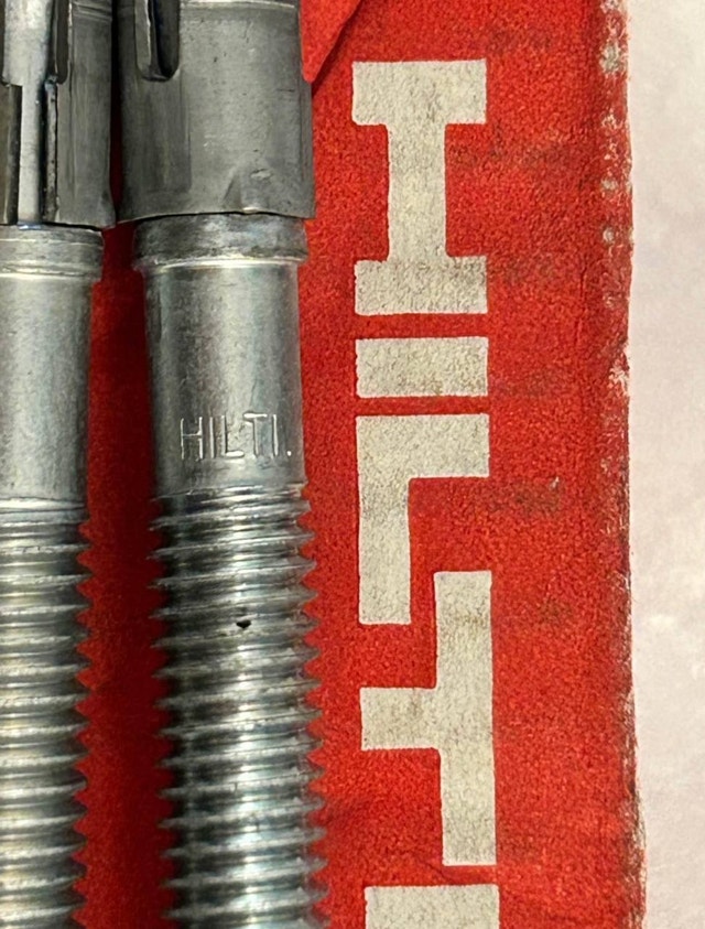 Hilti KWIK BOLT WEDGE ANCHOR 3/8" x 5" (9 pcs) - photo 2