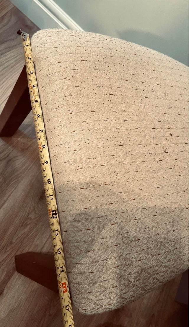 6 Solid Hardwood Dining Chairs - Heavy & Sturdy - photo 3