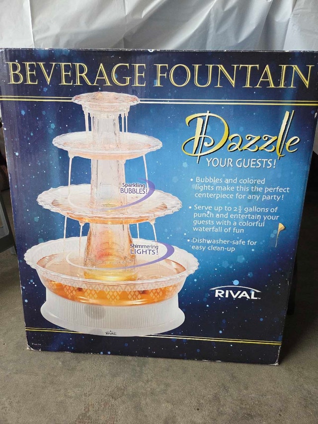 Rival Beverage Fountain with LED Lights