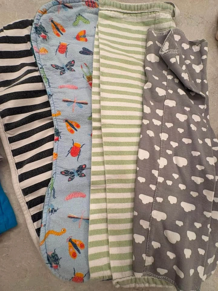 Baby Swaddle Blankets and Burp Cloths Bundle (6pcs) - photo 3