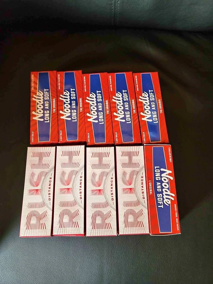 Golf balls (Pinnacle and Noodle)