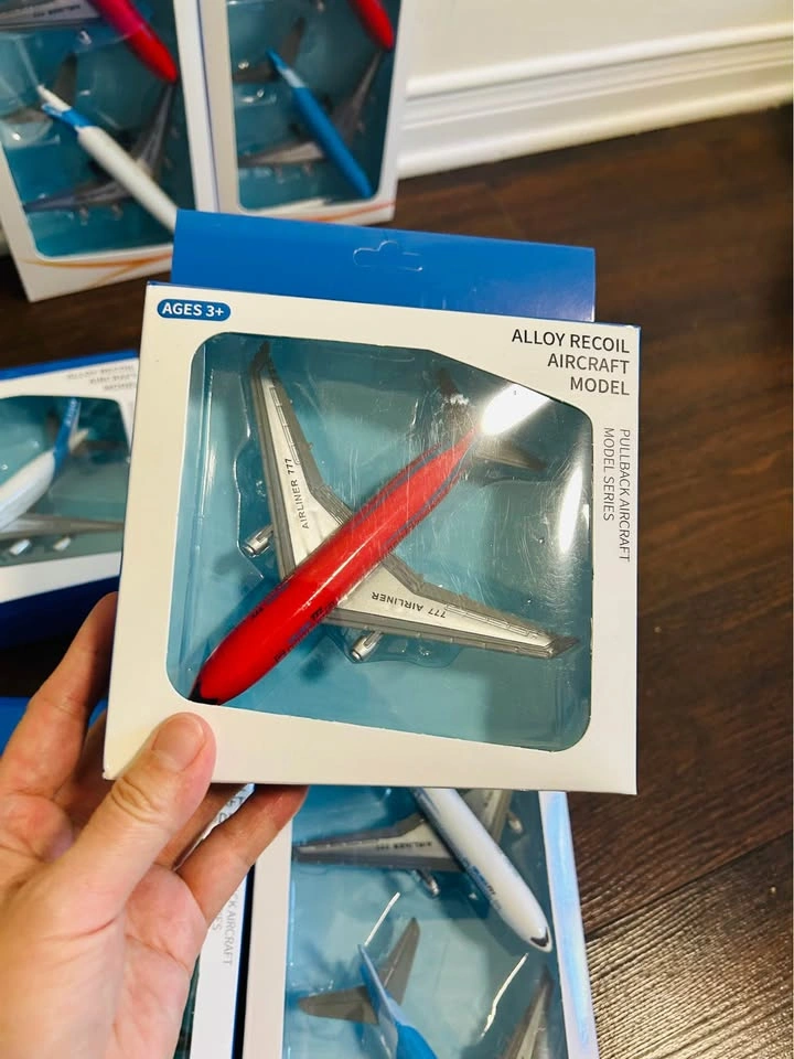 Airplane Pull Back Toy – Metal Body - photo 2