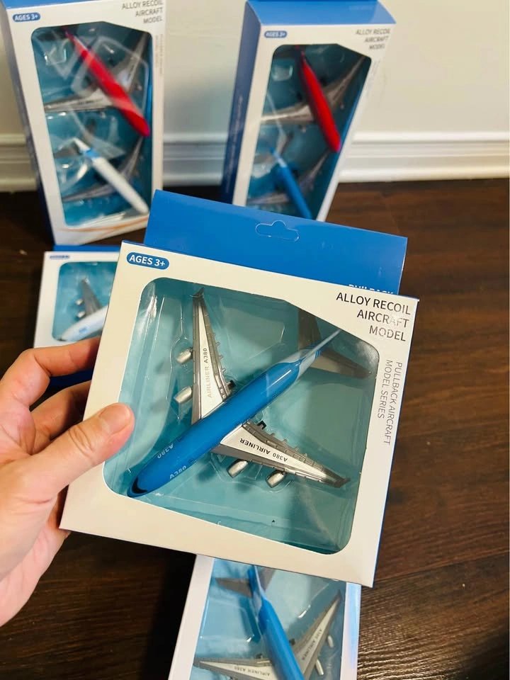Airplane Pull Back Toy – Metal Body - photo 4