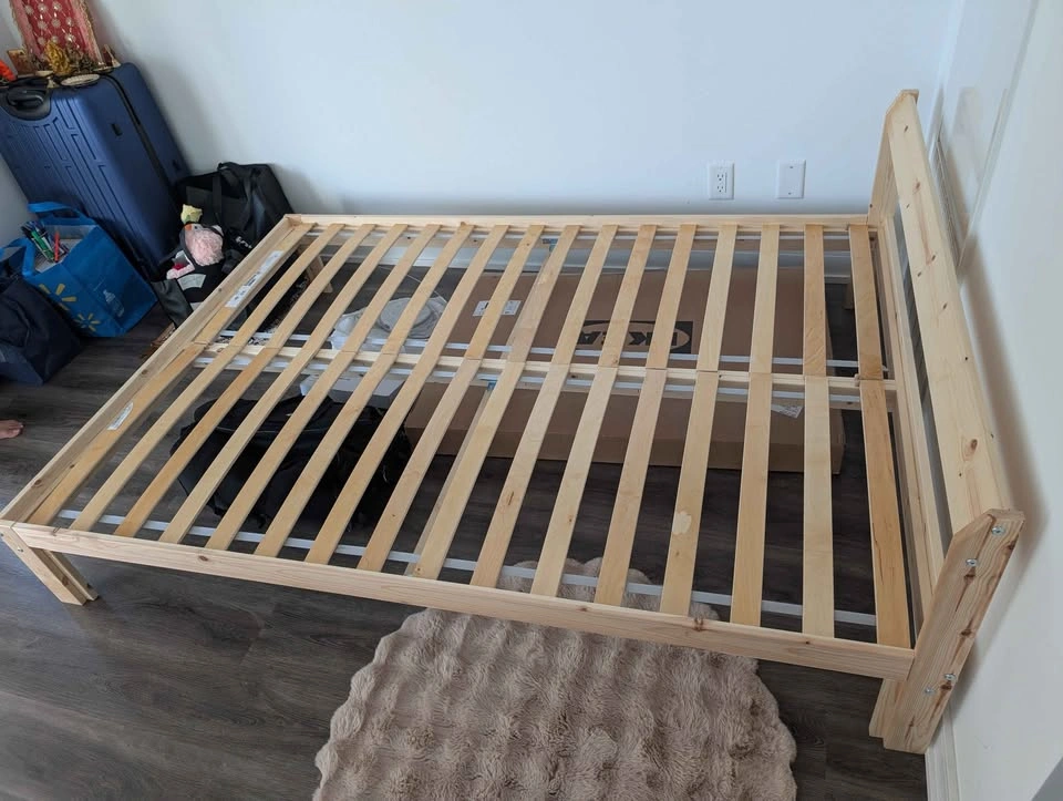 IKEA NEIDEN Bed Frame w/ LURÖY Slats - Full/Double - photo 5
