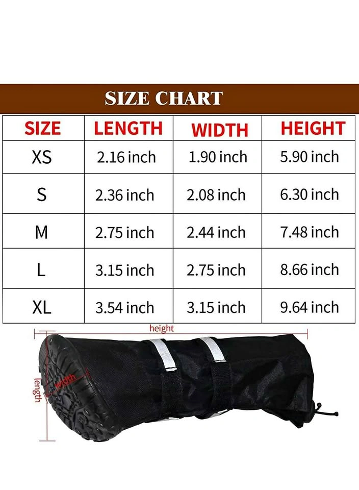 Brand new besuntek dog boots large size