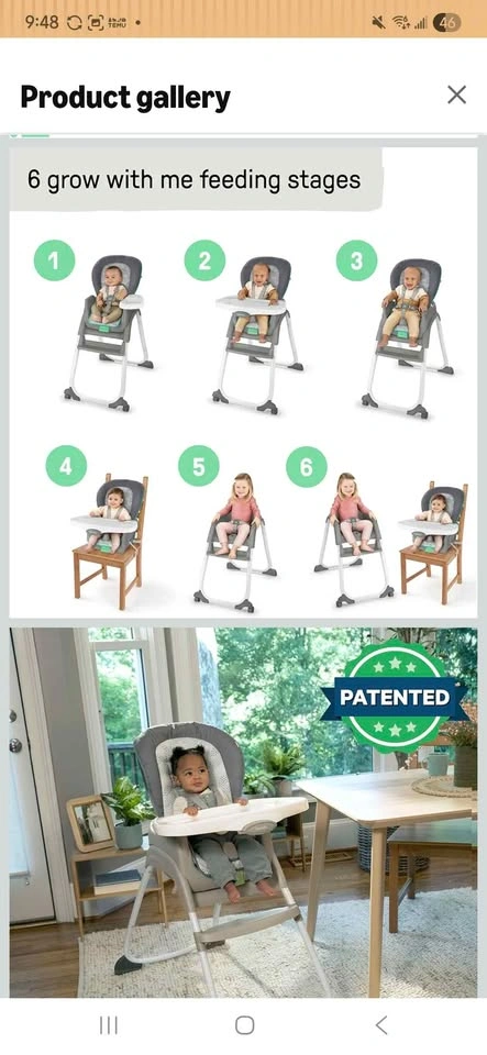 Ingenuity Full Course 6-in-1 High Chair - photo 3
