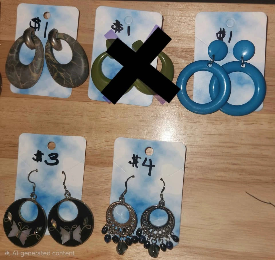 Fun Earrings - Lots of Styles