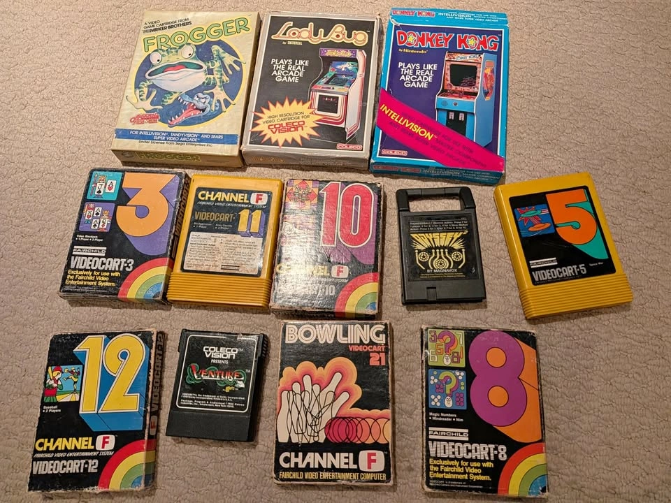 Retro Games - Fairchild Channel F & Coleco Vision