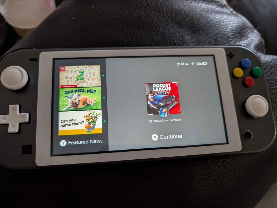 Nintendo Switch Lite - Pokémon Dialga & Palkia Edition + Case - photo 3