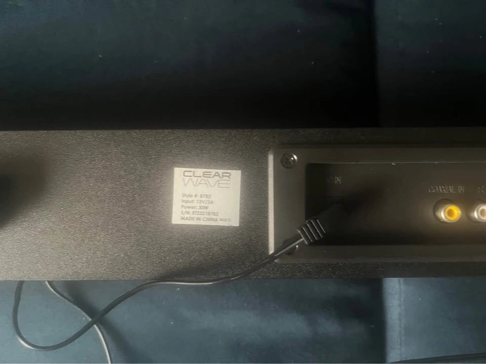 Tzumi Clear Wave Soundbar Model 8782 - photo 3