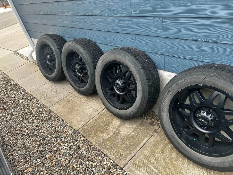 Envy Wheels and Michelin Tires - GM 6 Bolt