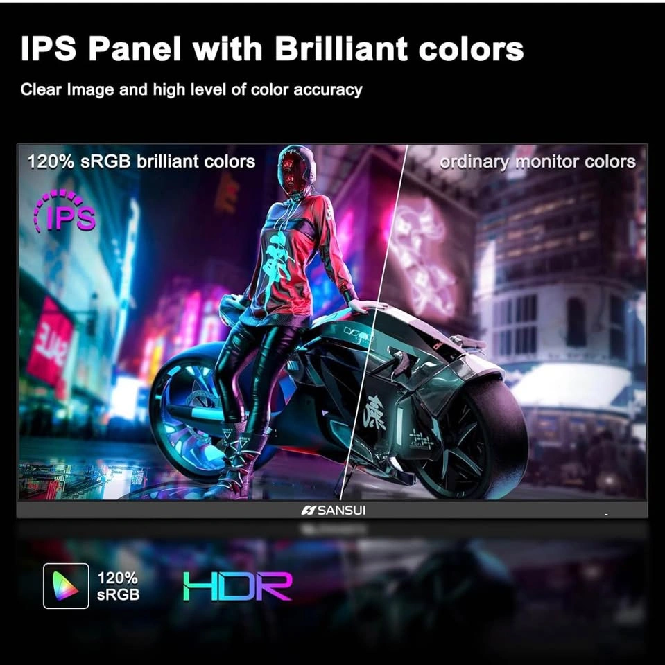 SANSUI 27" WQHD 1440P Gaming Monitor - 180Hz, 1ms IPS - photo 4