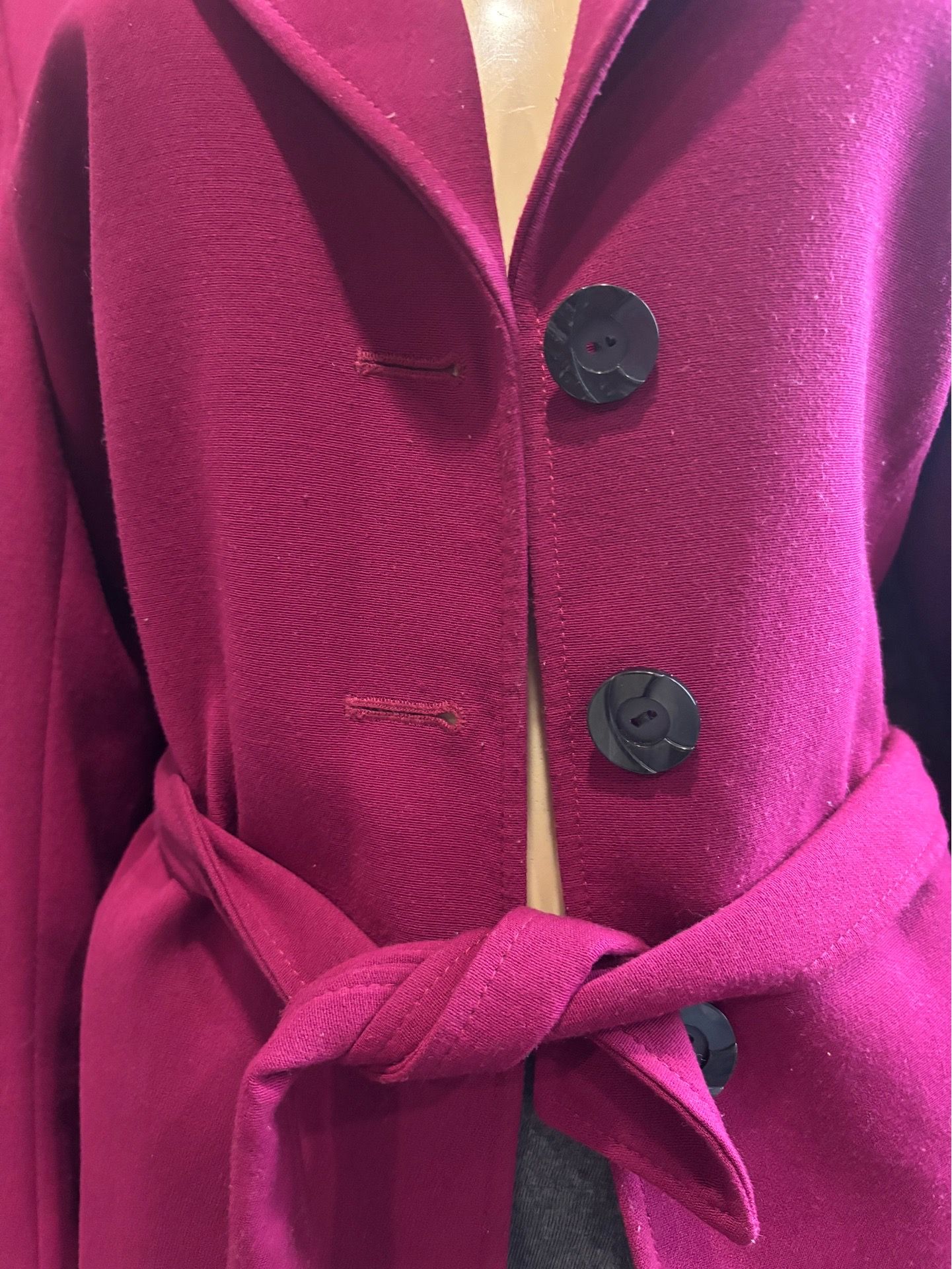 Vintage Tahari Arthur S. Levine Belted Magenta Blazer - photo 5