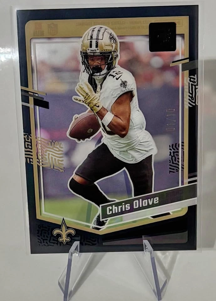 Chris Olave #35 1/10 Black Clearly Donruss