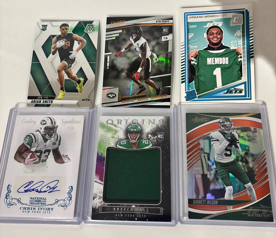 New York Jets Football Card Lot