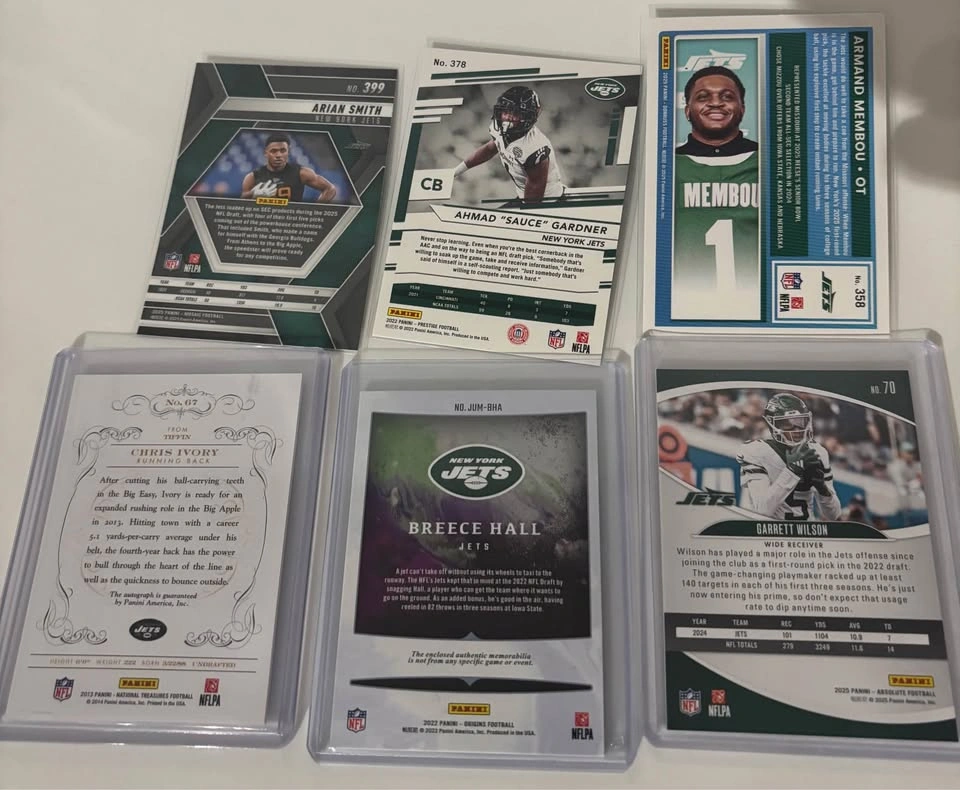 New York Jets Football Card Lot - photo 5