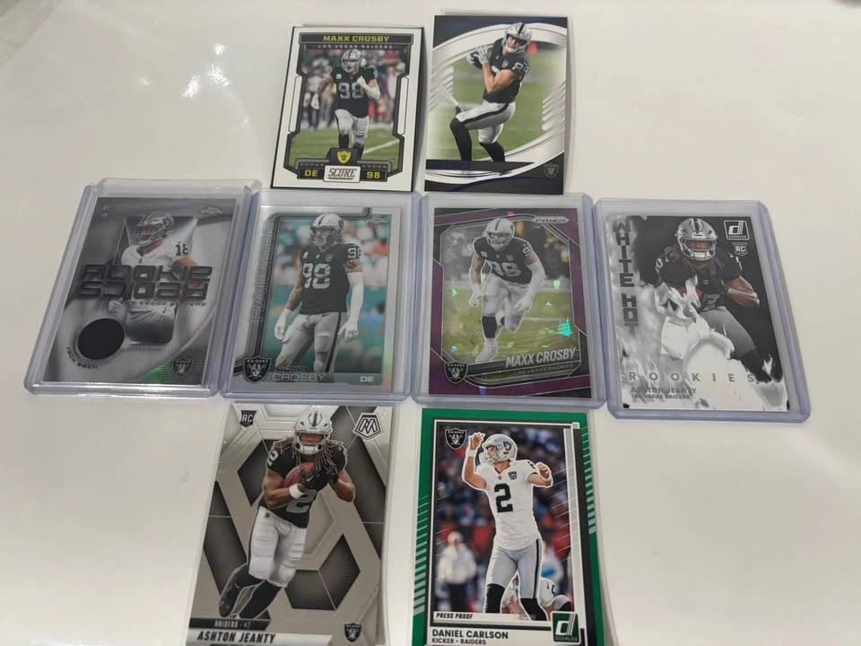 Las Vegas Raiders Card Lot - Maxx Crosby, Ashton Jeanty - photo 2