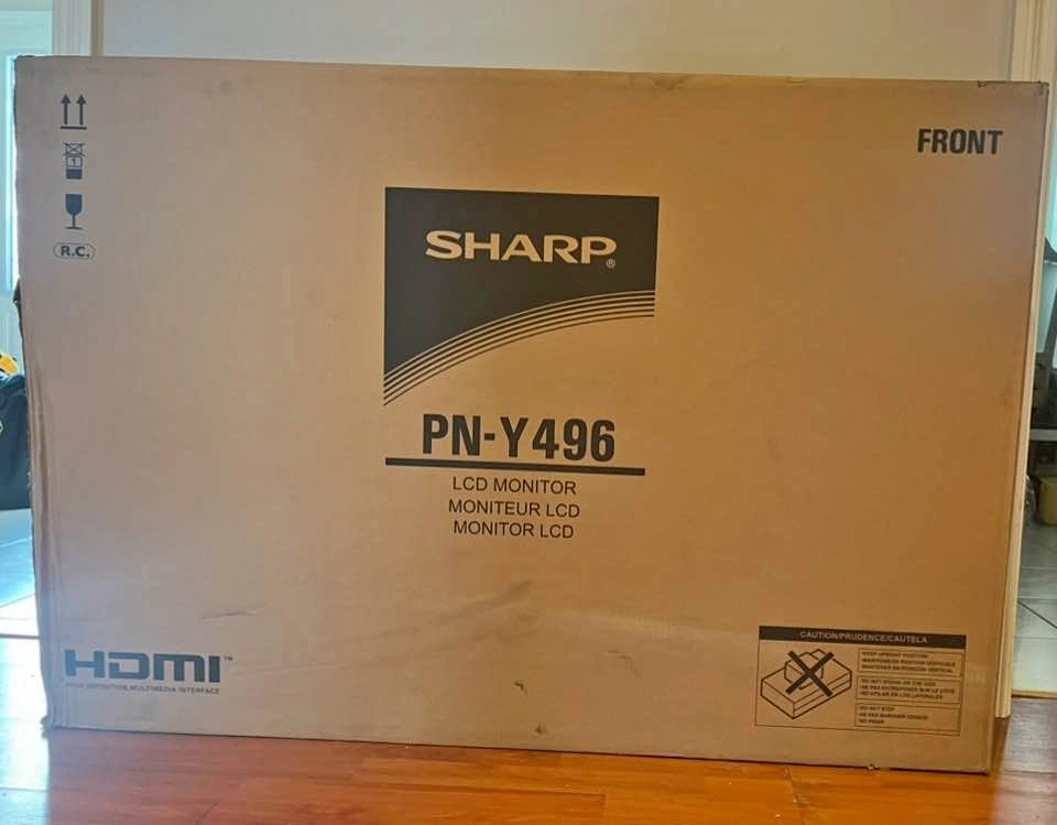 SHARP PN-Y496 49” Professional LCD Monitor