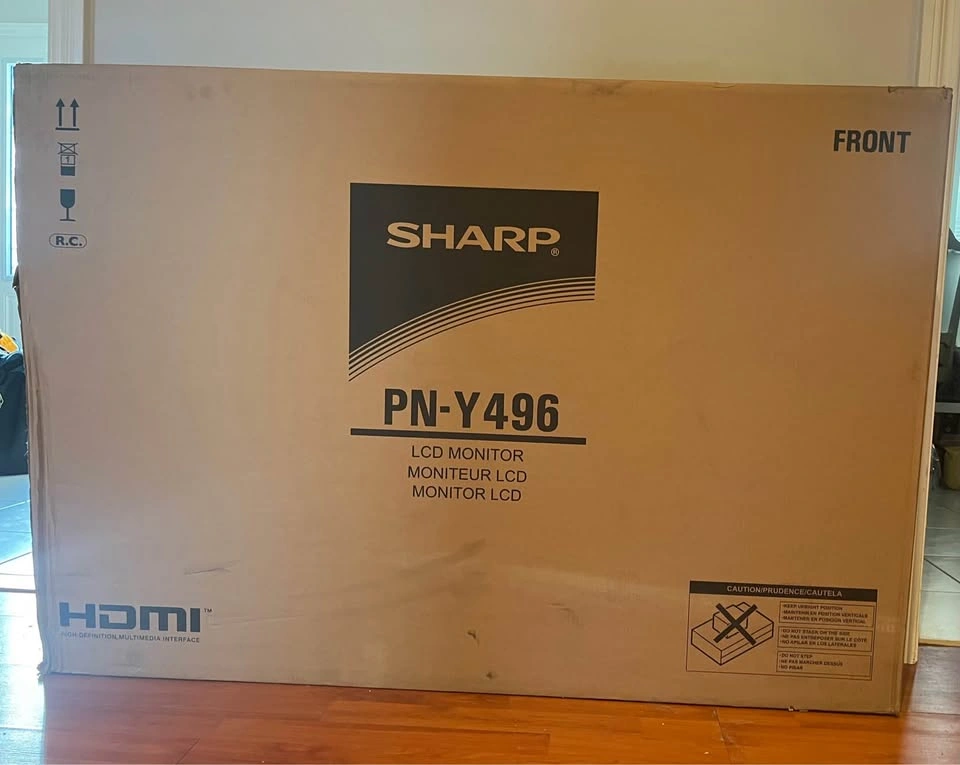 SHARP PN-Y496 49” Professional LCD Monitor - photo 4