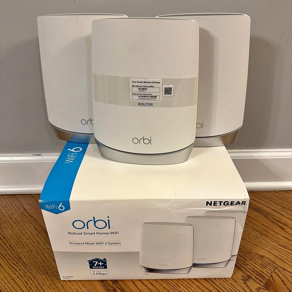 Orbi Mesh WiFi 6 System - AX4200 - 3 pack (RBK753)